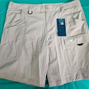 KastKing Fishing Shorts Men's Size 44 Casual Hiking Cargo Breathable UPF 50+‎